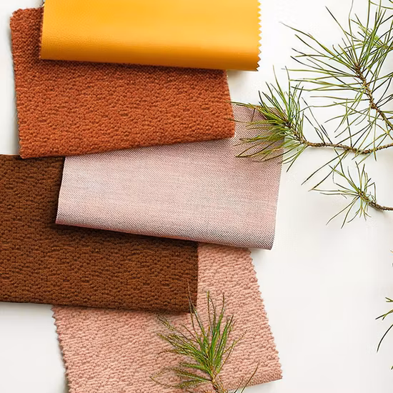 Kingcason Polyester Soft Home Deco Home Textile Polyester Upholstery Wholesale Chenille Sofa Boucle Half Fleece Fabric