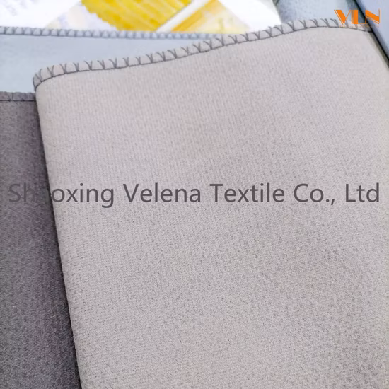 Hot Sale Technology Leather Suede 100% Polyester Fabric Dyeing with Glue Emboss Upholstery Furniture Sofa Textile Fabric