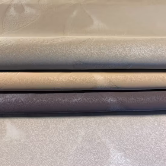 Funda de sofá impermeable en relieve, tela de cuero sintético artificial de PVC Rexine