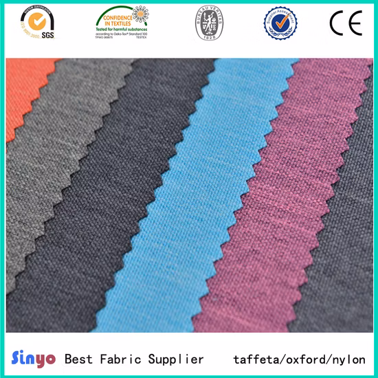 Combinaciones de colores de tejido de poliéster PU catiónico con apariencia de lino vendidas populares para juego de sofás