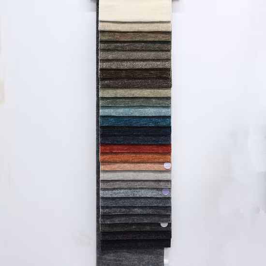 Chenille y tejido de sofá de poliéster Jacquard para muebles y sillas textiles para el hogar