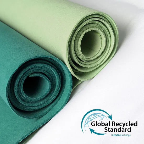 Tapicería al por mayor de China, tela similar al cuero sintético, estampado dorado/bronceado/tela de gamuza bronceadora para sofás y muebles/textiles para el hogar