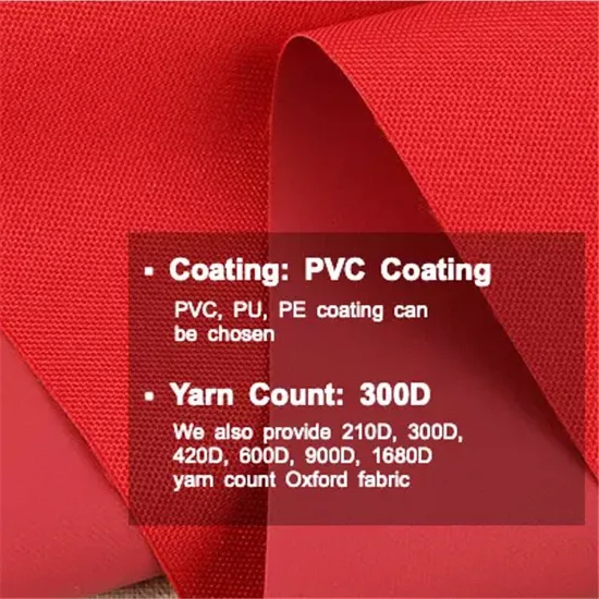 Uso de tapicería de cortina de sofá textil para el hogar y tejido recubierto de PVC Oxford 100% poliéster