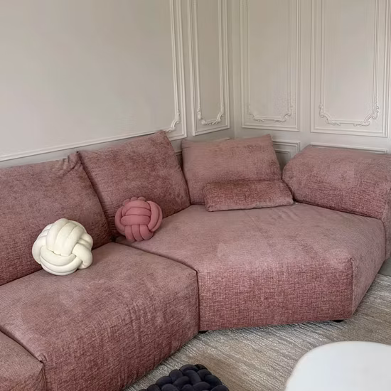 Sofá de poliéster Tela de chenilla Tela de cortina Jacquard de chenilla