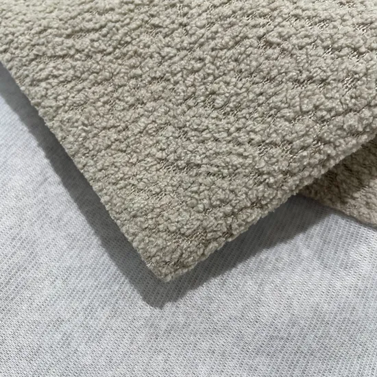 material tejido peluche del lecho del paño de tapicería de la tela de los muebles del sofá 470g