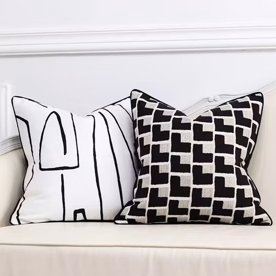 Venta caliente Textil para el hogar Suave 100% Poliéster Chenille Tejido Jacquard para Sofá Silla Muebles Cojín Decoración de almohadas