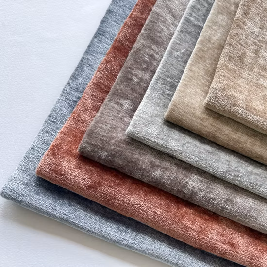 Sofá 100% poliéster Chenille y tejido Jacquard para decoración de cojines de muebles y sillas