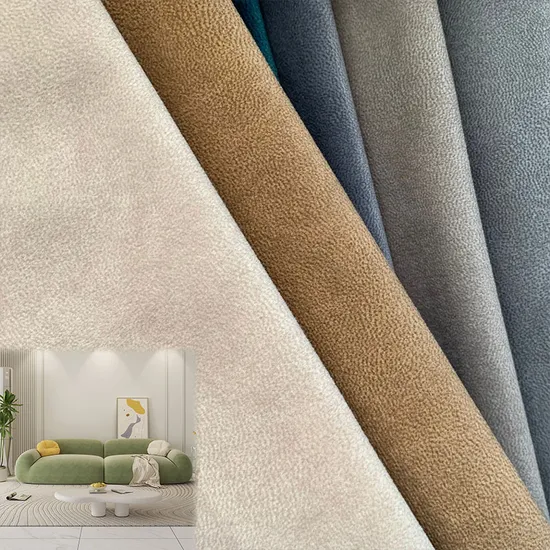 100%Tejido de gamuza de poliéster en 55/56