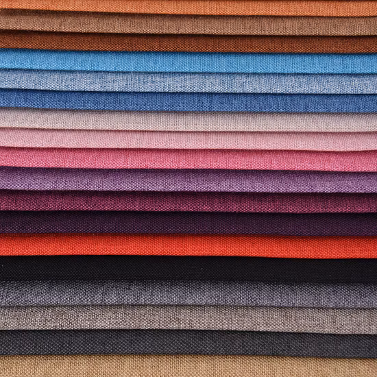 Tela tejida teñida llana del sofá de la materia textil del hogar de la tapicería del poliéster