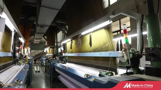 Muebles de alta calidad de textiles para el hogar Tejido de tapicería de color liso 100% poliéster aspecto de lino pesado tejido para sofá